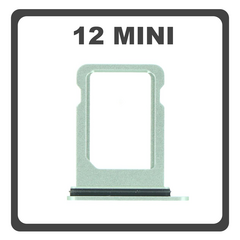 Original for Apple iPhone 12 Mini , iPhone12 Mini (A2399, A2176, A2398, A2400, A2399) SIM Card Tray Green Πράσινο Pulled