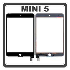 iPad Mini 5, Ipad Mini 5th Gen 7.9" (2019) (A2126, A2124) Touch Screen DIgitizer Μηχανισμός Αφής Τζάμι Black Μαύρο With OCA Tape(Ref By Apple)