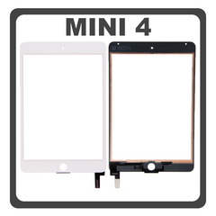 iPad Mini 4 7.9" (2015) (A1538, A1550) Touch Screen DIgitizer Μηχανισμός Αφής Τζάμι Silver Ασημί With OCA Tape (Ref By Apple)