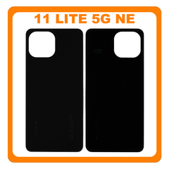 HQ OEM Συμβατό Με Xiaomi Mi 11 Lite 5G NE (2109119DG, 2107119DC) Rear Back Battery Cover Black Μαύρο (Premium A+)