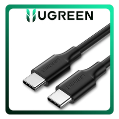 UGREEN US286 Καλώδιο Φόρτισης 60W USB-C to USB-C 3Α Fast Charging Cable 1.5m Black