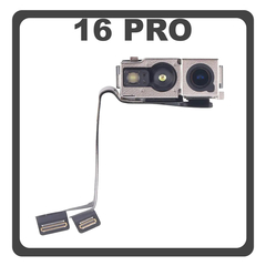 Γνήσια Original For Apple iPhone 16 Pro (A3293, A3083) Front Selfie Camera Μπροστινή Κάμερα 12MP Pulled