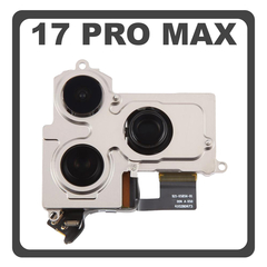 Γνήσια Original For Apple iPhone 17 Pro Max (A3526, A3257) Main Rear Back Camera Κεντρική Κάμερα 48MP + 48MP + 48MP Pulled