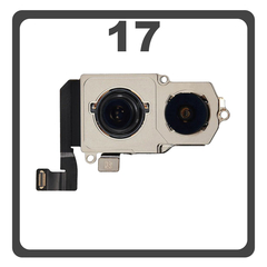 Γνήσια Original For Apple iPhone 17 (A3520, A3258) Main Rear Back Camera Κεντρική Κάμερα 48MP + 48MP Pulled