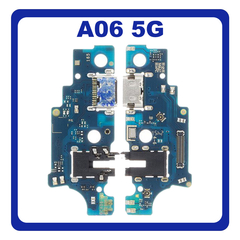 HQ OEM Συμβατό Με Samsung Galaxy A06 5G (SM-A066B, SM-A066B/DS) USB Type-C Charging Dock Connector Flex Sub Board, Καλωδιοταινία Υπό Πλακέτα Φόρτισης + Microphone Μικρόφωνο + Audio Jack Θύρα Ακουστικών (Premium A+)