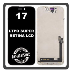 iPhone 17 (A3520, A3258) LTPO Super Retina XDR OLED Οθόνη LCD Display Screen Assembly Οθόνη + Touch Screen Digitizer Μηχανισμός Αφής Black Μαύρο (Ref By Apple) (Lifetime Warranty Για Συνεργατες B2B)