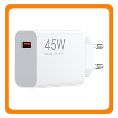 Original Γνήσιο Xiaomi Travel Fast Charger USB-A 45W, 3A, Φορτιστής Ταξιδιού Γρήγορης Φόρτισης 45 Watt Type A MDY-17-EF White Άσπρο (Bulk)