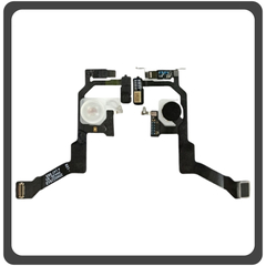 Original For ​Apple iPhone 14 Pro, iPhone 14Pro (A2890, A2650) Camera Flashlight Flex Cable Φλας + Microphone Μικρόφωνο Pulled