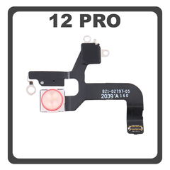 Original For Γνήσιο Για Apple iPhone 12 Pro (A2407, A2341) Camera Flashlight Flex Cable Φλας + Microphone Μικρόφωνο (Pulled)