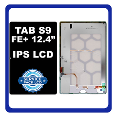 Γνήσια Original Samsung Galaxy Tab S9 FE+ 12.4" (SM-X610, SM-X616B) IPS LCD Display Screen Assembly Οθόνη + Touch Screen Digitizer Μηχανισμός Αφής + Frame Bezel Πλαίσιο Σασί Black Μαύρο GH82-32757A (Service Pack By Samsung)