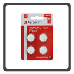 Verbatim CR2032 3V Premium Lithium Battery (Pack of 4) 023942495321