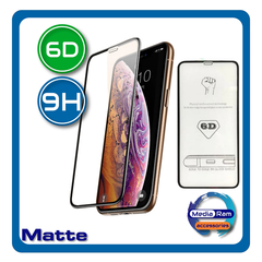 Tempered Glass 6D Matte Τζαμάκι Οθόνης For Apple iPhone 17 Pro Black Μαύρο 9H