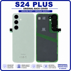 Γνήσια Original Samsung Galaxy S24 Plus, S24+ (SM-S926B, SM-S926B/DS) Rear Back Battery Cover Πίσω Κάλυμμα Καπάκι Μπαταρίας + Camera Lens Τζαμάκι Κάμερας Jade Green Πράσινο GH82-33275E​ (Service Pack By Samsung)