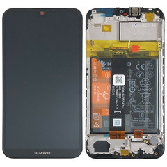 Γνήσια Original Huawei Y5 2019 AMN-LX9, AMN-LX1, AMN-LX2, AMN-LX3 Οθόνη LCD Display Screen + Touch Screen DIgitizer Μηχανισμός Αφής + Frame Πλαίσιο + Μπαταρία Battery Black 02352QNW​