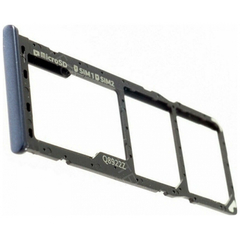 Γνήσια Original Samsung Galaxy A7 2018 (SM-A750F) SIM CARD TRAY MICRO SD TRAY ΘΗΚΗ ΚΑΡΤΑΣ Black Μαύρο GH98-43634A