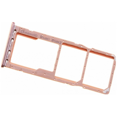 Γνήσια Original Samsung Galaxy A7 2018 (SM-A750F) SIM CARD TRAY MICRO SD TRAY ΘΗΚΗ ΚΑΡΤΑΣ Gold Χρυσό GH98-43634C