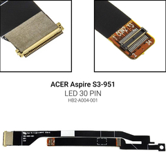 Καλωδιοταινία Οθόνης για Acer Aspire s3-951