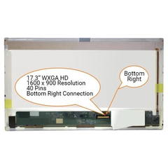Οθόνη 17,3'' led 1600x900 40 pin - Grade a-
