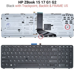 Πληκτρολόγιο hp Zbook 15 17 g1 g2 With Backlight