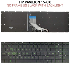 Πληκτρολόγιο hp 15-cx no Frame us Black Backlit