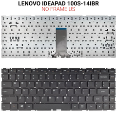 Πληκτρολόγιο Lenovo Ideapad 100s-14ibr no Frame us