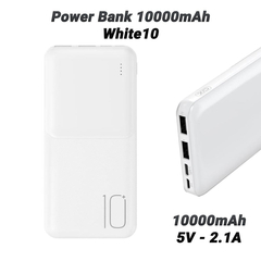 Power Bank 10000mah White10