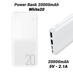 Power Bank 20000mah White20