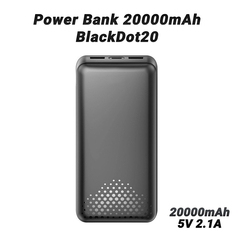 Power Bank 20000mah Blackdot20