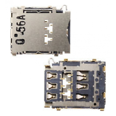 Γνήσιο Original Samsung Galaxy A3, A5, A7 Sim Card Reader Υποδοχέας- Αναγνώστης καρτών Sim 3709-001859 Bulk