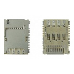 Γνήσιο Original Samsung Galaxy J3 2016 SM-J320F J320, J5 2015 SM-J500F J500 Sim Reader Θύρα Αναγνώστη Κάρτας Σίμ + SD Card Reader Κάρτα Μνήμης 3709-001863