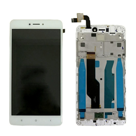 Γνήσιο Original Xiaomi Redmi Note 4X / Redmi Note 4 Global (Snapdragon) LCD Display Assembly Οθόνη + Touch Screen Digitizer Μηχανισμός Αφής + Frame Πλαίσιο White (Service Pack By Xiaomi)