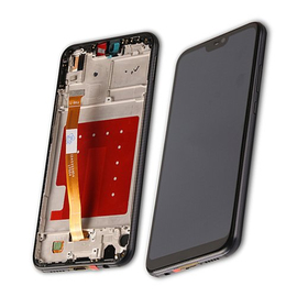 OEM HQ Huawei P20 Lite (ANE-AL00, ANE-TL00)/ P20 Lite Dual SIM (ANE-L21, ANE-LX1) Lcd Screen Display Οθόνη + Touch Screen Digitizer Μηχανισμός Αφής + Πλαίσιο Frame Bezel Black​​ (GRADE AAA+++)