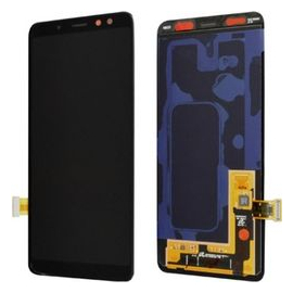 Γνήσια Original Samsung Galaxy A8 2018 SM-A530F A530 Lcd Display Screen Οθόνη + Touch Screen Digitizer Μηχανισμός Αφής Black GH97-21406A