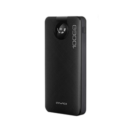 Powerbank - P133k - 10.000mah - 4in1 - Awei - 048958 - Black