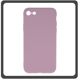 Θήκη Πλάτης - Back Cover, Silicone Σιλικόνη Powder Pink Ροζ Matt TPU For iPhone 7/8/SE 2020/SE 2022