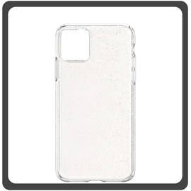 Θήκη Πλάτης - Back Cover, Silicone Σιλικόνη TPU Glitter Silver Ασημί For iPhone 12 Pro Max