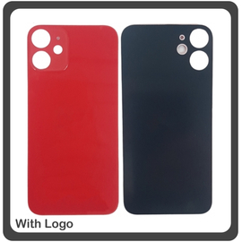 HQ OEM Συμβατό Για Apple iPhone 12 Mini, iPhone12 Mini (A2399, A2176, A2398) Rear Back Battery Cover with Camera Big Hole Πίσω Κάλυμμα Πλάτη Καπάκι Μπαταρίας Red Κόκκινο (Premium A+​)