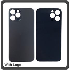 HQ OEM Συμβατό Για Apple iPhone 12 Pro Max, iPhone 12Pro Max (A2411, A2342, A2410, A2412, iPhone13,4) Premium Aftermarket Rear Back Battery Cover with Camera Big Hole Πίσω Κάλυμμα Πλάτη Καπάκι Μπαταρίας Graphite Μαύρο (Premium A+​)