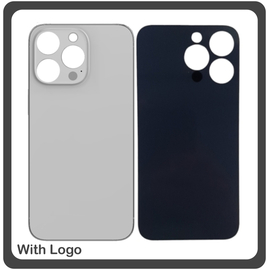 HQ OEM Συμβατό Με Apple iPhone 13 Pro, iPhone 13Pro (A2638, A2483, A2636, A2639) Aftermarket Rear Back Battery Cover with Camera Big Hole Πίσω Κάλυμμα Πλάτη Καπάκι Μπαταρίας Silver Ασημί (Premium A+​)
