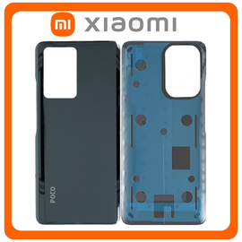 HQ OEM Συμβατό Με Xiaomi Poco F3 (M2012K11AG), Xiaomi 11i (MZB0A5EIN), Rear Back Battery Cover Πίσω Κάλυμμα Καπάκι Πλάτη Μπαταρίας Night Black Μαύρο (With Poco Logo) (Premium A+​)