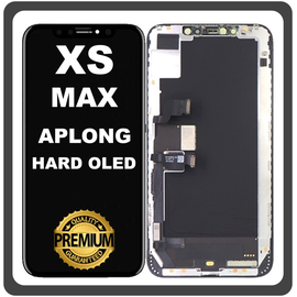 HQ OEM Συμβατό Με Apple iPhone XS Max, iPhone XsMax (A1921, A2101) APLONG HARD OLED LCD Display Screen Assembly Οθόνη + Touch Screen Digitizer Μηχανισμός Αφής Black Μαύρο (Premium A+) (Lifetime Warranty Για Συνεργατες B2B​)