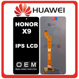 HQ OEM Συμβατό Με Huawei Honor X9 4G (ANY-LX2) IPS LCD Display Screen Assembly Οθόνη + Touch Screen Digitizer Μηχανισμός Αφής Black Μαύρο (Premium A+)