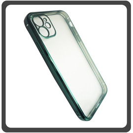 Θήκη Πλάτης - Back Cover, Silicone Σιλικόνη TPU-Rimmed Acrylic Protective Case Green Πράσινο For iPhone 11