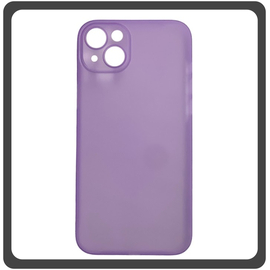 Θήκη Πλάτης - Back Cover, Silicone Σιλικόνη Ultra Thin Feather PP Case Purple Μωβ For iPhone 14