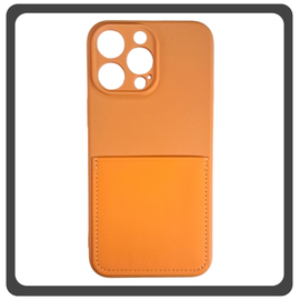 θήκη-πλάτης-back-cover-silicone-σιλικόνη-liquid-inserted-tpu-protective-case-orange-πορτοκαλί-for-iphone-13-pro