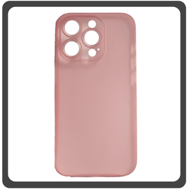 Θήκη Πλάτης - Back Cover, Silicone Σιλικόνη Ultra Thin Feather Case Pink Ροζ For iPhone 13 Pro Max