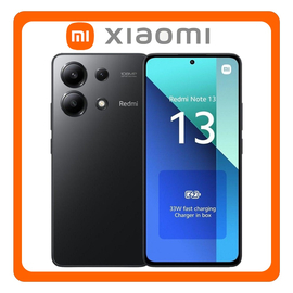 Xiaomi Redmi Note 13 4G NFC Dual SIM (6GB/128GB), Brand New Smartphone Mobile Phone Κινητό Midnight Black Μαύρο