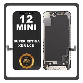 Γνήσια Original FOG For Apple iPhone 12 Mini, iPhone12 Mini (A2399, A2176) Super Retina XDR OLED LCD Display Screen Assembly Οθόνη + Touch Screen Digitizer Μηχανισμός Αφής Black Μαύρο (Premium A+) (Lifetime Warranty Για Συνεργατες B2B​)
