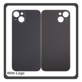 HQ OEM Συμβατό Με iPhone 15 , iPhone15 (A3090, A2846) Aftermarket Rear Back Battery Cover with Camera Big Hole Πίσω Κάλυμμα Πλάτη Καπάκι Μπαταρίας Black Μαύρο​ (Premium A+)