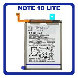 Γνήσια Original Samsung Galaxy Note 10 Lite, Note10 Lite (SM-N770F, SM-N770F/DS, SM-N770F/DSM) Battery Μπαταρία Li-Ion 4500 mAh EB-BN770ABY GH82-22054A (Service Pack By Samsung)